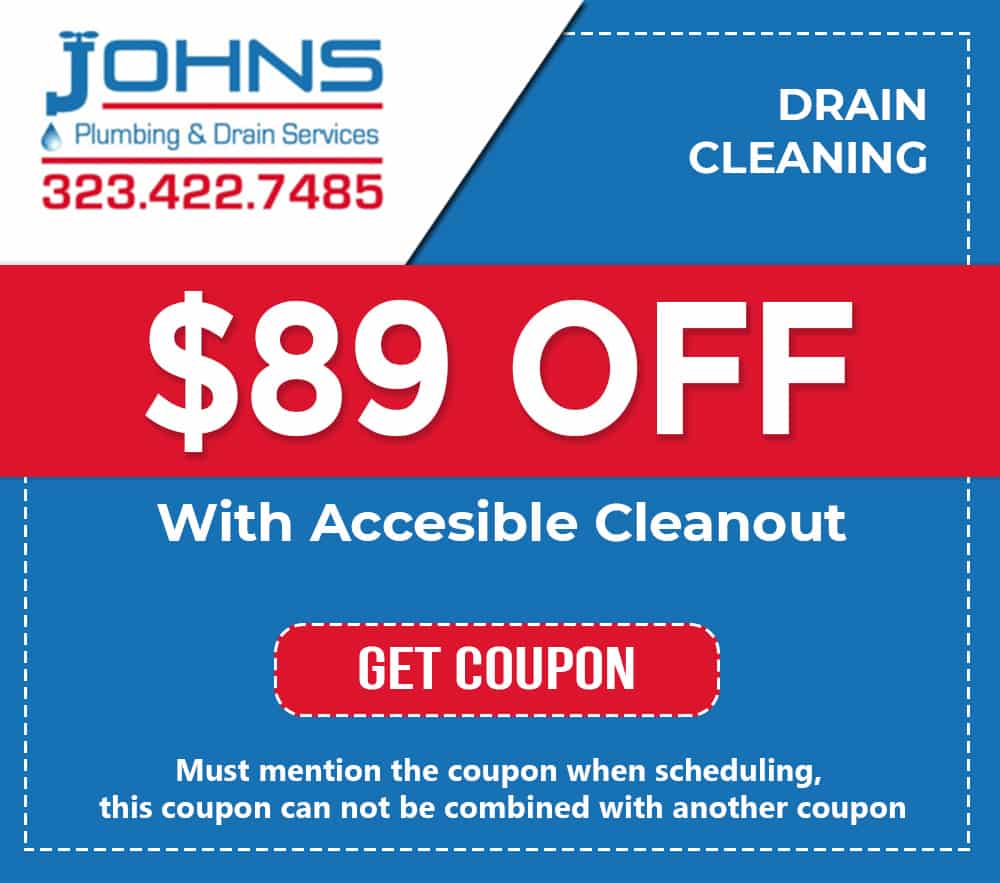 Jihns Coupon for Drain Cleaning