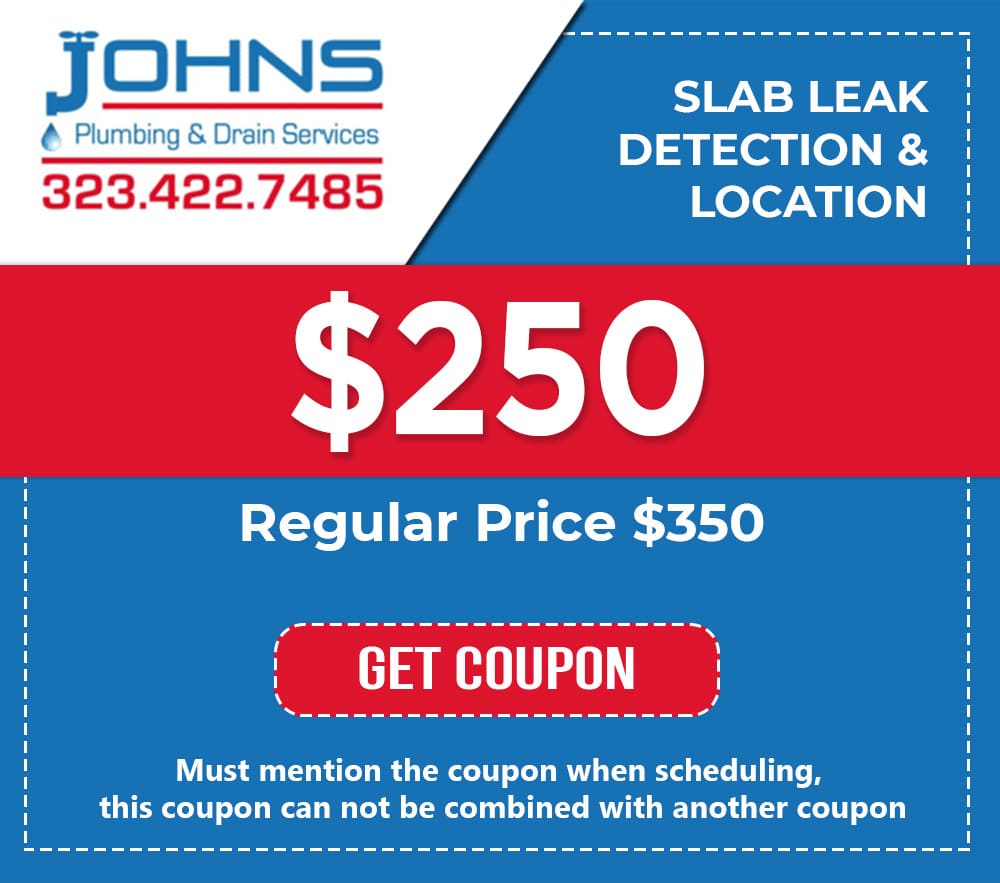 Johns Coupon for slab leak