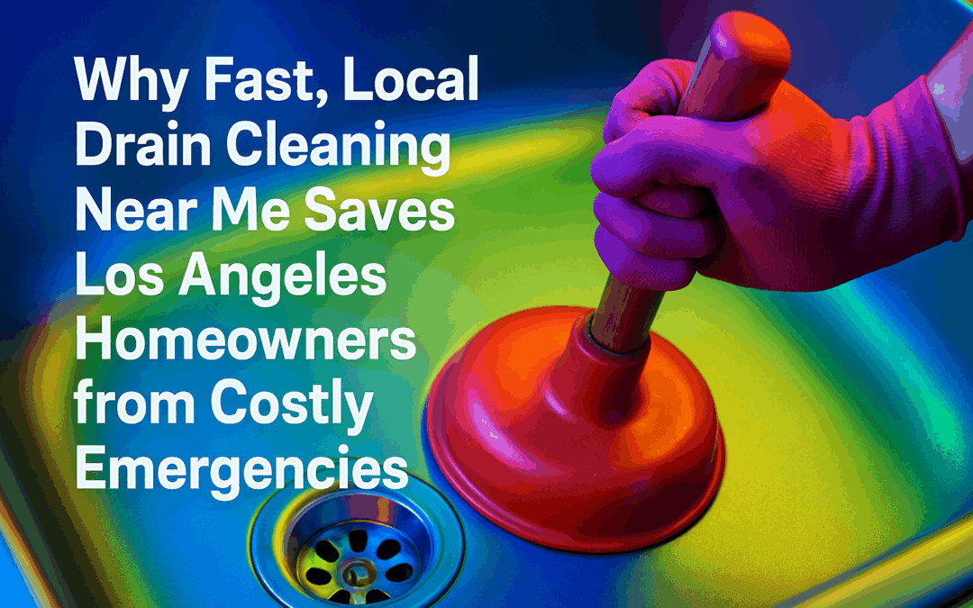 Why Fast, Local Drain Cleaning Near Me Saves Los Angeles Homeowners from Costly Emergencies